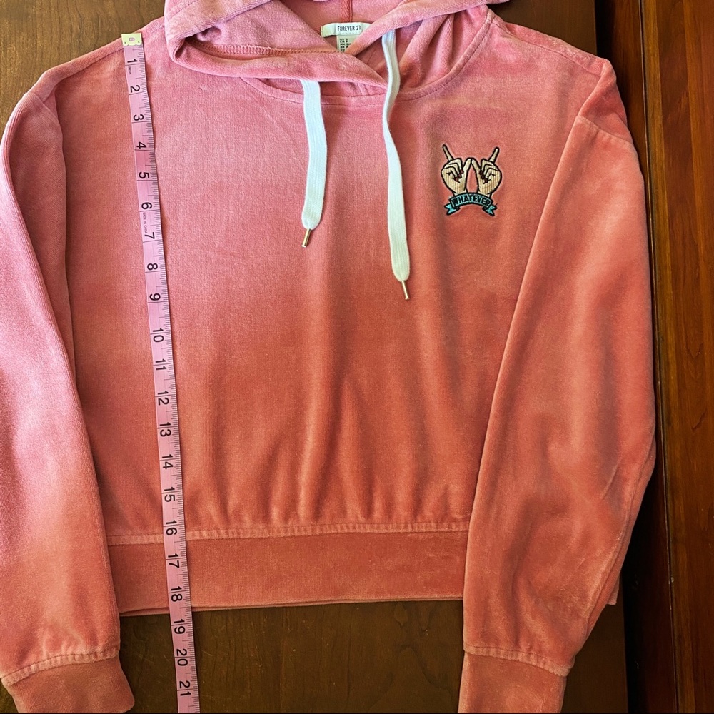 Forever 21 Solid Pullover Hoodie in Rose Pink - Picture 12 of 14